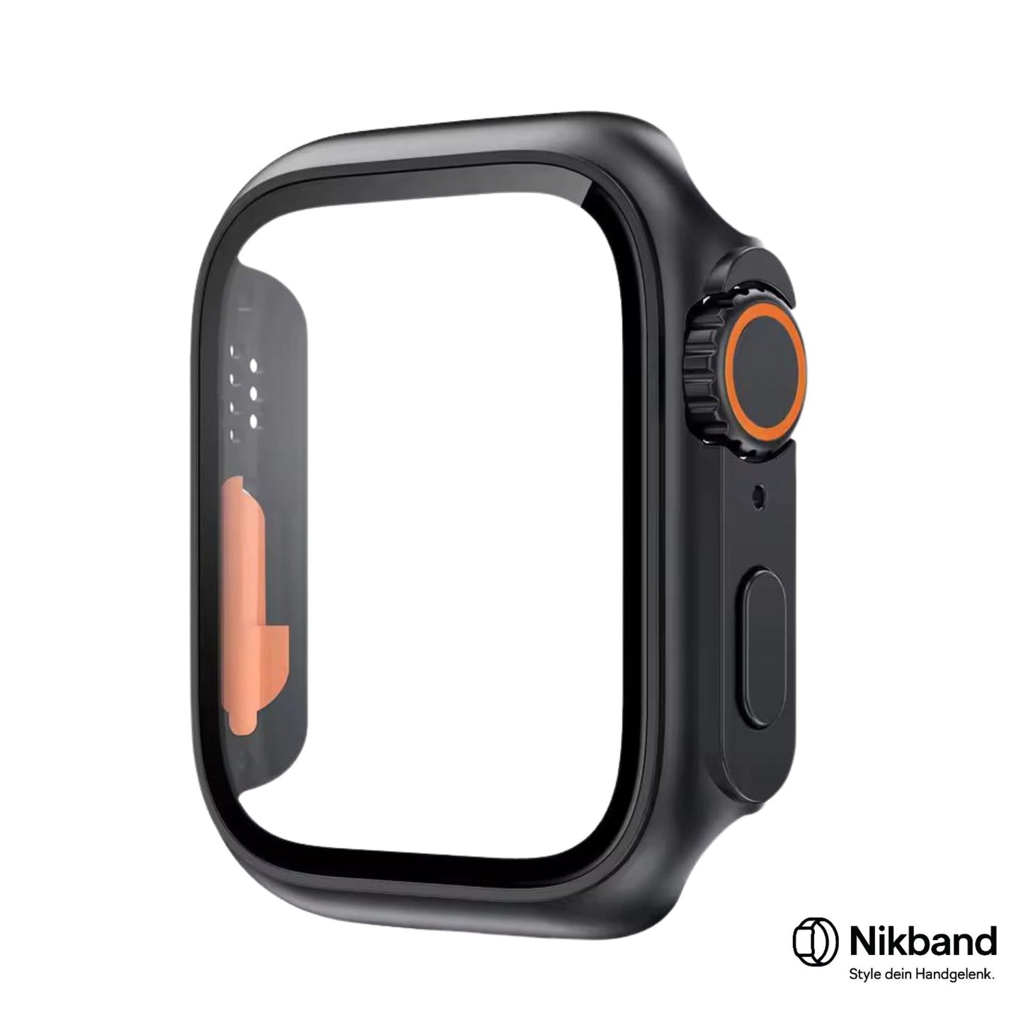 Nikband™ ArmorGlass Ultra – 2-in-1 Schutzglas & Case im robusten Ultra-Design für Apple Watch