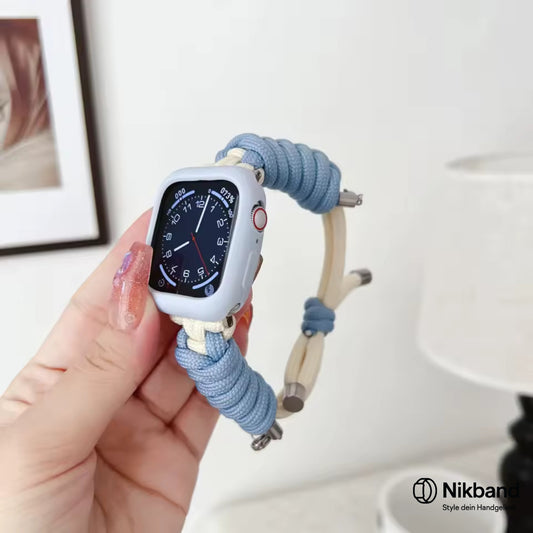 Nikband Geflochtenes Seilarmband für Apple Watch – Handgefertigt, farbenfroh & komfortabel