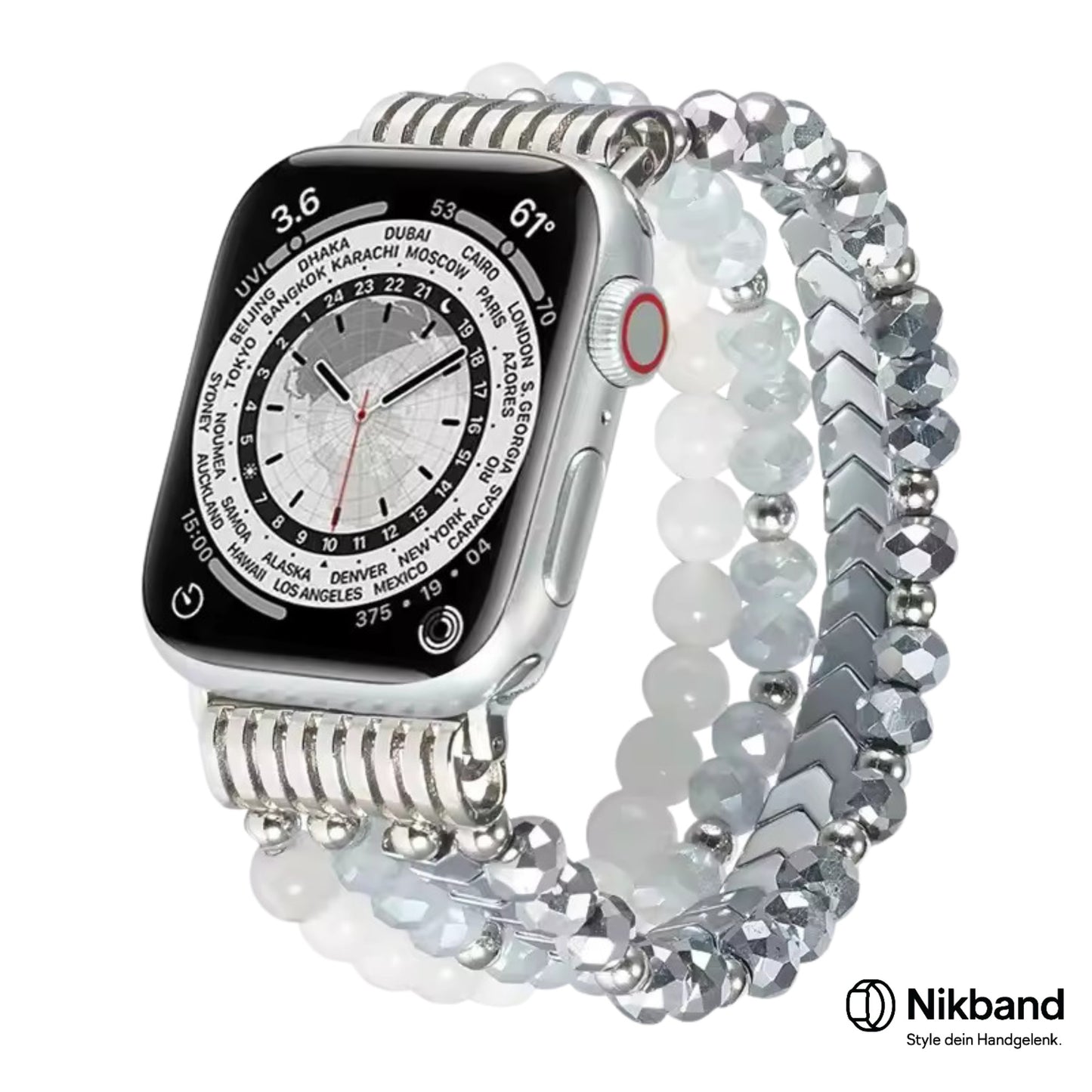 Nikband Perlenarmband für Apple Watch