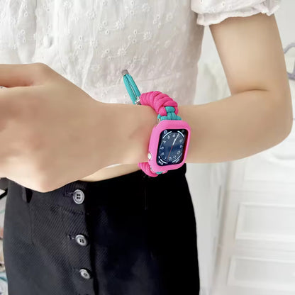 Nikband Geflochtenes Seilarmband für Apple Watch – Handgefertigt, farbenfroh & komfortabel